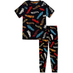 مجموعة Komar Kids Hot Wheels Boys Pajama Set - Soft 2 قطعة طفل صبي