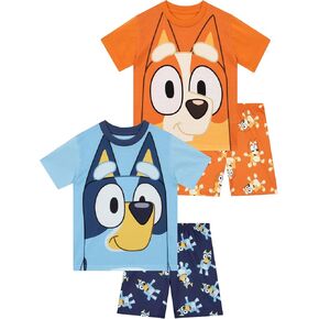 Bluey Pajamas | Bingo Pajamas 2 Pack | Short Boys' Pajama Sets | Pjs For Summer