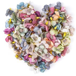 Framendino, 150 Pack Small Fake Flowers for Crafts Multicolor Mini Silk Daisy Flower Heads Wedding Home Decor DIY Scrapbooking Garland Wreath Making in Kuwait