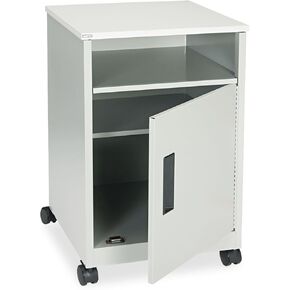 Safco Products 1870gr Machine Machine مع الأبواب المزدوجة والدرج ، الرمادي