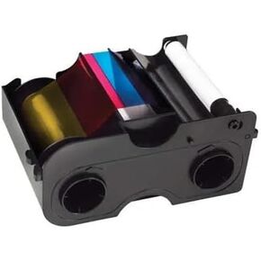Fargo 45000 Color Ribbon YMCKO - 250 مطبوعة لطابعات DTC1000 و DTC1250E مع Lite CloudBadging (20 حزمة)