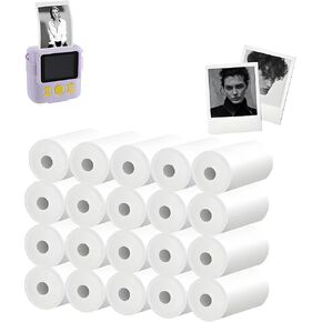 10 لفات من ورق الكاميرا الفوري للأطفال ، فلينفو HD ، إعادة ملء ورق الطباعة الحرارية للطابعة المصغرة والكاميرات الفورية ، الإبداعية ، الآمنة وغير السامة ، غير اللطيفة ، مثالية للمرح DIY in Kuwait