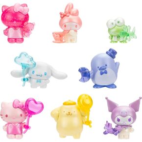 Hello Kitty و Friends Ombre Tropical Party ، 2 "الشكل 8 - حزمة - إكسسوارات قابلة للإزالة - منتج Sanrio المرخص رسميًا من Jazwares - Age 6+
