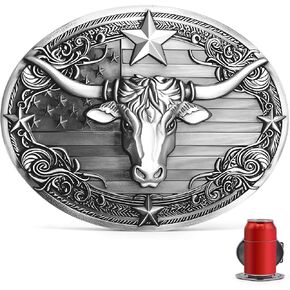 Big Beer Holder Belt Belt: كبير حزام Longhorn Buckles Men Cowboy Beer Mens Buckel | حداثة رعاة البقر في تكساس للرجال من أجل الحزام الغربي للأحزمة الكبيرة لرجال راعية البقر الأب