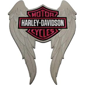 Harley-Davidson 9 in. Embroidered Winged Bar & Shield Logo Emblem Sew-On Patch