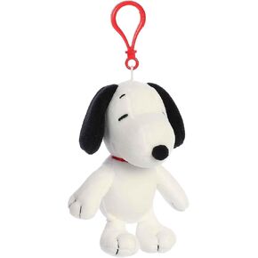 Aurora® timeless peanuts® snoopy clip -on المحشو - الشخصيات الكلاسيكية - ذكريات دائمة - بيضاء 5 بوصات