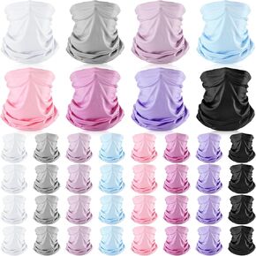 40 PCS GEACT GAITER STER BOLK CORK MASK for Men Women Summer UV Protection Cover Cover Bandanas for Cycling Fishing
