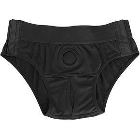 Black Unisex Underwear Strapless Underwear Boxers Brief - Harness Wearable Strapless Harnesses panties