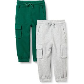 Amazon Essentials Unisex Kids and Toddlers' Cargo Jogger, Multipacks