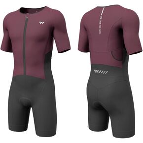 Triathlon Suits Mens,High Elasticity Breathable Quick-qrying Trisuit Race‌ Skinsuits Cycling Swimskin Bike Swim Run in Kuwait