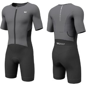Triathlon Suits Mens,High Elasticity Breathable Quick-qrying Trisuit Race‌ Skinsuits Cycling Swimskin Bike Swim Run in Kuwait