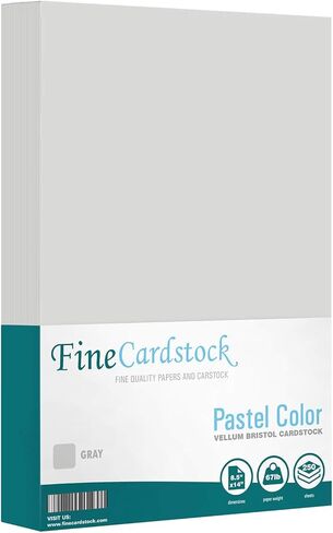 Cream Menu Legal Size 8.5 x 14 Inches 67 Vellum Bristol Lightweight Card Stock Paper Cover | 1 Ream of 250 Sheets Per Pack in Kuwait