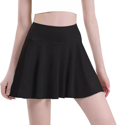 Jastore Kids Girls Tennis Skirts Athletic Skorts Inner Shorts High Waisted Sports Golf Running Skirt in Saudi Arabia