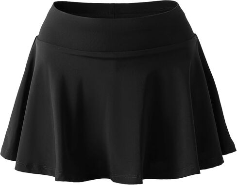 Jastore Kids Girls Tennis Skirts Athletic Skorts Inner Shorts High Waisted Sports Golf Running Skirt in Saudi Arabia