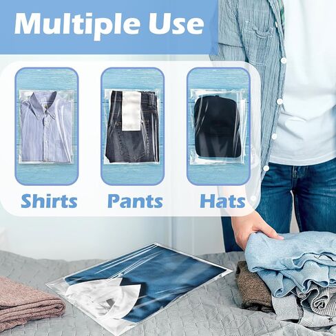 100 pcs أكياس بولي صافية ، وأكياس السيلوفان 14 × 20 بوصة ، وأكياس بلاستيكية قابلة للسيلوفان قابلة لإعادة إعادة تجميلها رائعة لملابس التغليف ، والأغلفة الزخرفية ، وفضلات الحفلات ، والأعمال الفنية والمزيد in Kuwait