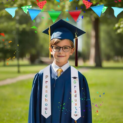 Kindergarten Preschool Graduation Stole, Unisex Kindergarten Preschool Graduation Sash Class of 2025 Graduation Gift in Saudi Arabia