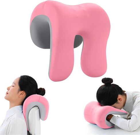 Neck Support for Office Chair,Memory Foam Desk Pillow for Napping,Washable Cover,Fits Most Office Chair (Black) in Kuwait