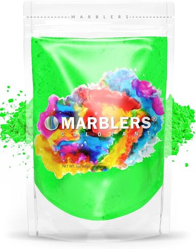 MARBLERS Fluorescent Pigment Powder [Neon Pink] 3oz (85g) | Matte Pigment | Dye | Non-Toxic | Vegan | Cruelty-Free | Nail Polish, Nail Art, Soap, Slime, Candle, Resin, Epoxy, Acrylic Paint in Kuwait