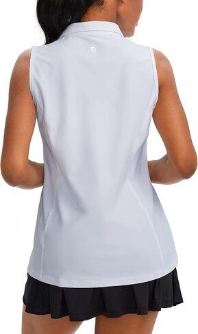 G Gradual Women's Sleeveless Golf Polo Shirts Tennis Quick Dry Collared Tank Tops V-Neck Polos for Women in Saudi Arabia