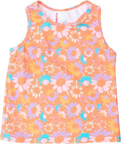 RuffleButts Girls UPF50+ Sun Protected Athletic Active Stretch Tank Top in Saudi Arabia