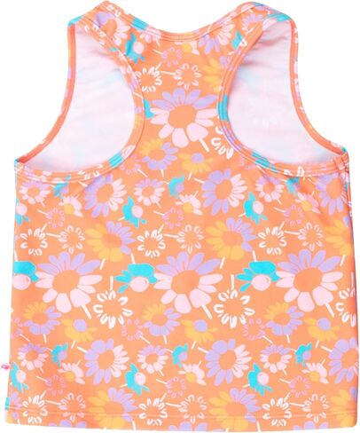 RuffleButts Girls UPF50+ Sun Protected Athletic Active Stretch Tank Top in Saudi Arabia