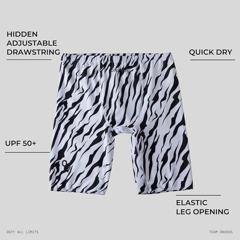 Onvous Swim Jammers for Men | Men's Athletic Swimwear Jammer | Mens Jammer for Swimming | Mens Swim Jammers Size 28-38 in Saudi Arabia