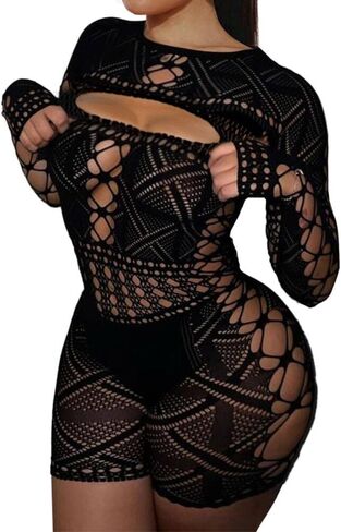 امرأة الملابس الداخلية bodysuit fishnet bodystocking مثير لباس ضيق in Kuwait