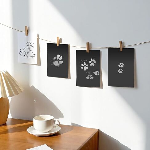 nabance 2.54 fl oz black pet paw print friendly ink paint ، dog cat paw print ink safe ، non-to-to-acid acid ، gentle for Home Christmas New New Diy kuds stamp hights mom gifts in Kuwait