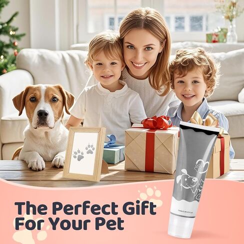 nabance 2.54 fl oz black pet paw print friendly ink paint ، dog cat paw print ink safe ، non-to-to-acid acid ، gentle for Home Christmas New New Diy kuds stamp hights mom gifts in Kuwait