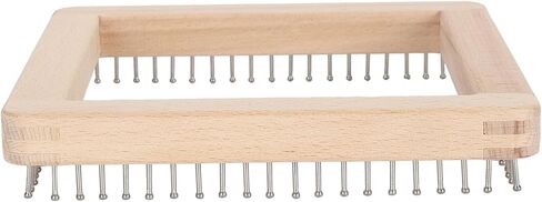 Knitting, Household Handmade Weaving, DIY Handcraft Wood Knitting Board Knitting Tool for Weaving Hat, Scarf, Blanket, Shawl for Children & Adults (30 * 30cm) in Kuwait