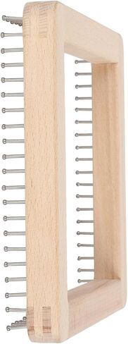 Knitting, Household Handmade Weaving, DIY Handcraft Wood Knitting Board Knitting Tool for Weaving Hat, Scarf, Blanket, Shawl for Children & Adults (30 * 30cm) in Kuwait