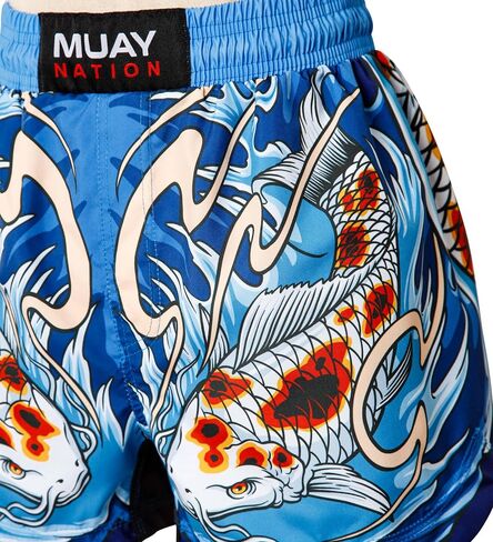 Boxing MMA Muay Thai Shorts for Kids Children Youth (3-12 Years Old) Girls Boys Trunks Grappling Training Martial Arts in Kuwait