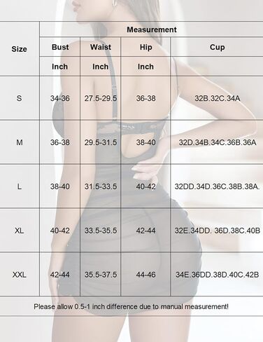 Avidlove Sexy Lingerie for Women Floral Lace Babydoll Mesh Chemise V Neck Nightgown Boudoir Outfits in Kuwait