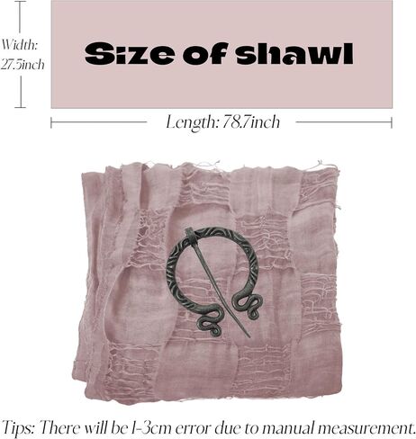 التفاف شال الغلق الكثبان الرملية مع بروش فايكنغ | Cowl Cowl Rogue Rogue Cloak Cloak Renaissance Case Association in Kuwait