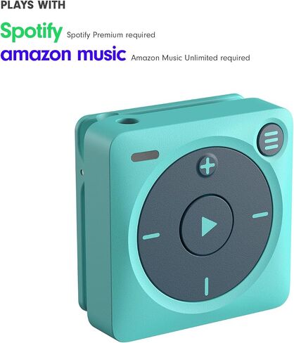Mighty 3 Spotify Music Player - متوافق مع سماعات البلوتوث والسلكية - تخزين أكثر من 1000 أغنية - مشغل موسيقى بدون شاشة - لا حاجة إلى هاتف - (أسود) in Saudi Arabia