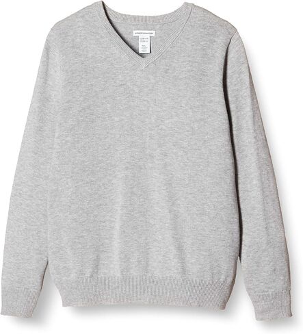 Amazon Essentials Unisex Kids and Toddlers' Uniform Cotton V-Neck Sweater in Saudi Arabia