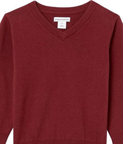 Amazon Essentials Unisex Kids and Toddlers' Uniform Cotton V-Neck Sweater in Saudi Arabia