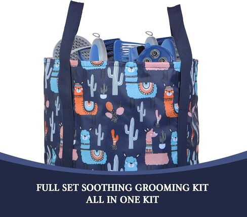 Harrison Howard Horse Grooming Kit 9-Piece Equine Care Series Horse Brush Sets with Organizer Tote Bag Pink in Kuwait