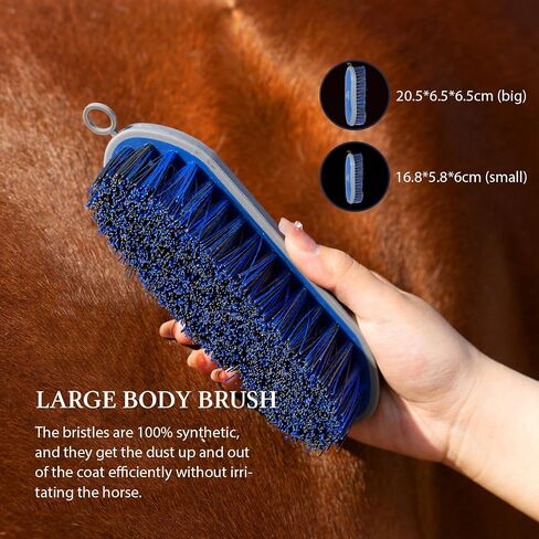 Harrison Howard Horse Grooming Kit 9-Piece Equine Care Series Horse Brush Sets with Organizer Tote Bag Pink in Kuwait