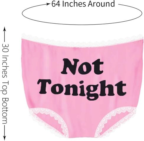 Bridal Gag gift Funny Oversized Novelty Underwear Giant Granny Panties for Halloween Bride Wedding Game for Women Men in Kuwait