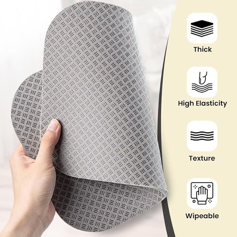 ترقية 2 أحجام حصيرة كاتبة لآلة الخياطة ، وسادة مزدوجة الجوانب غير المنزلق لدواسة قدم آلة الخياطة ، حصيرة آلة الخياطة تقلل من الاهتزاز وحركة التطريز على خياطة اللحف ، 20 "x14" و 14 "x9" - أسود in Kuwait