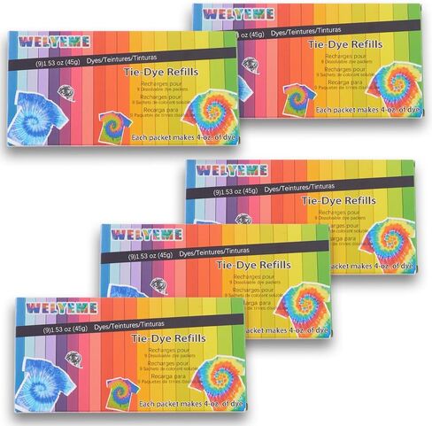 Tie-Dye Refills 9 Packets (Rainbow) in Saudi Arabia