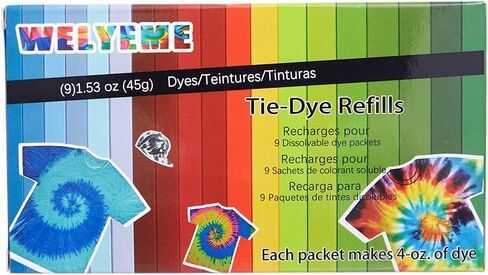 Tie-Dye Refills 9 Packets (Rainbow) in Saudi Arabia