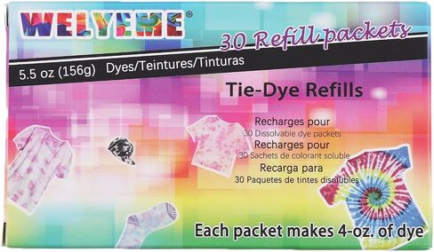Tie-Dye Refills 9 Packets (Rainbow) in Saudi Arabia