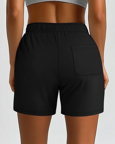 شورتات عرق نسائية Neer 3 Pack ، شورتات قطنية صيفية مع قعقان الركض الرياضية غير الرسمية الجيب in Kuwait