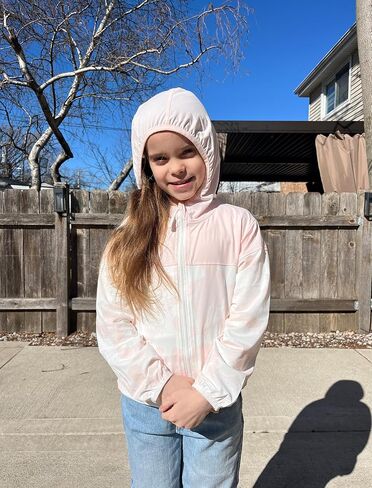 JiAmy Girl's Athletic Hoodie Zip Up Sun Protection Jacket Cooling Camo Shirt for Active Running Outdoor in Saudi Arabia