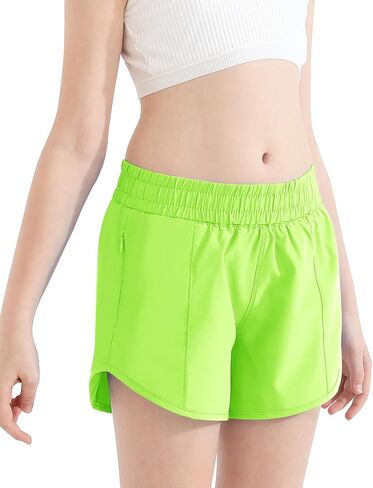 شورتات رياضية Documo Girl مع جيوب Zipper Zipper Quaret in Kuwait