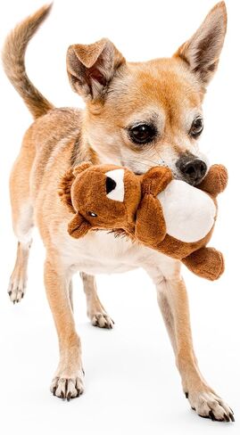 Playology Plush Dog Bundle | ألعاب محشوة ومعطر للكلاب الصغيرة | زبدة الفول السوداني السنجاب والربع الحلو الراكون in Kuwait
