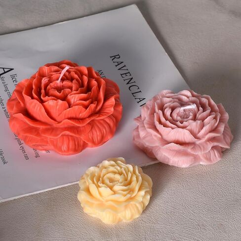 1Pack Flower Bouquet Candle Silicone Mold Epoxy Resin Wax Mold Silicone Shapes Flower Mold for Candle Craft Making Wedding Gift Decoration in Kuwait