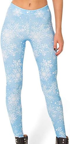 Sister Amy Women's Digital Galaxy Printted Ankle Elastic Tights Legging in Kuwait